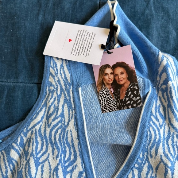 NWT Diane Von Furstenberg for Target Sleeveless MIDI Wrap Dress Size Medium - Picture 9 of 12